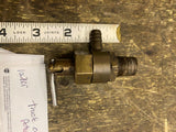 Vtg Trock Cycle Brass Petcock Ironhead Sportster Shovelhead Pre 75 High Flow!