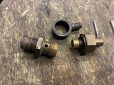 Vtg Trock Cycle Brass Petcock Ironhead Sportster Shovelhead Pre 75 High Flow!