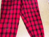 Vintage 1960s Made In USA Woolrich Buffalo Plaid Hunting Pants Sz 38 Quilt Lined