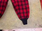 Vintage 1960s Made In USA Woolrich Buffalo Plaid Hunting Pants Sz 38 Quilt Lined