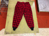 Vintage 1960s Made In USA Woolrich Buffalo Plaid Hunting Pants Sz 38 Quilt Lined