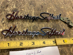 Front fender emblems Harley Heritage Softail FLST 86^ OEM Pair
