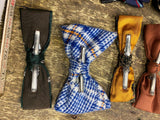 Vtg Bow Tie Clothing Lot Royal Rust Beau Diamond Flannel Dress Plaid Suit Dress