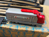 Vtg Locomotive Miniature Santa Fe Tin Model Train 4" Toy 1950s JAPAN Orig Box!