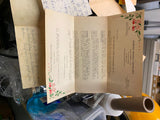 Vtg Ephemera Carry Papers Correspondence Austria 30's 60's Lifetime book Pgh pa