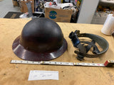 Vtg Hard Hat MSA Skullgard Full Brim Miner Mining Helmet Type K USA Fiberglass