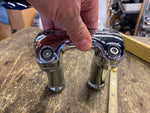 OEM Pullback risers Top Clamp Harley Nostalgia Heritage softail Chrome FLSTN