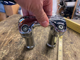 OEM Pullback risers Top Clamp Harley Nostalgia Heritage softail Chrome FLSTN