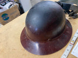 Vtg Hard Hat MSA Skullgard Full Brim Miner Mining Helmet Type K USA Fiberglass
