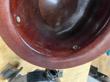 Vtg Hard Hat MSA Skullgard Full Brim Miner Mining Helmet Type K USA Fiberglass