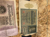 Vtg Banknotes Paper money 1910- 20's Mark Korona Hungary Germany WW1 Era Lot!