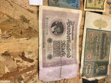 Vtg Banknotes Paper money 1910- 20's Mark Korona Hungary Germany WW1 Era Lot!