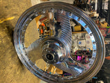 Scorpion Revtech Front Custom Mag Wheel Chrome 1984-99 Softail Wide Glide Choppe