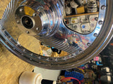 Scorpion Revtech Front Custom Mag Wheel Chrome 1984-99 Softail Wide Glide Choppe