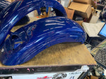 Painted Body Set Harley Ironhead Sportster Gas Tank Front Rear Fender Blue XLH