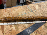 Vtg Harley Walking Stick Cane Custom Hand carved Kevin Face Bar Shield logo Vtg