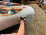Custom Airbrush Eagle Gas tank Fatbob Wall Hanger Harley Softail Display sign