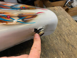 Custom Airbrush Eagle Gas tank Fatbob Wall Hanger Harley Softail Display sign