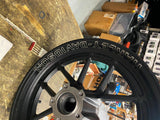 Harley Softail FXFBS Fat Bob M8 16x3 Front Mag Wheel Rim Black Logo 43300428