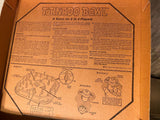 IDEAL TORNADO BOWL Vtg Board Game 1971 Bowling Pins Spinner Launcher 2-4 players