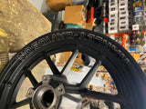 Harley Softail FXFBS Fat Bob M8 16x3 Front Mag Wheel Rim Black Logo 43300428