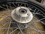 OEM Front Wheel 2.50x19 Harley Dyna 25mm 2006-2017 FXD FXDL Black spoke Tire Bob