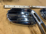 CVO Screamin Eagle Mirrors Ribbed Harley Touring Softail Dyna Custom OEM Heritag