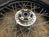 OEM Front Wheel 2.50x19 Harley Dyna 25mm 2006-2017 FXD FXDL Black spoke Tire Bob