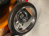 NOS Panhead Duo Hydra Glide Custom Solid Disc Chrome Mag Wheel Drum 3x16 2.5x19