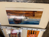 Keane Prints Postcards Lot waiting for grandmother Big Eye Girl Crying Beachhead