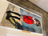 Keane Prints Postcards Lot waiting for grandmother Big Eye Girl Crying Beachhead
