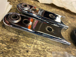 Harley 1984-1999 Softail Fat boy Turn Signal Relocation Kit Fender Strut Ext NOS