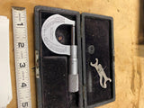 Vtg L.S Starrett Co. No. 230 outside micrometer Case Wrenches 0-1" USA Machinist