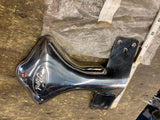 Ford Oval Script Emblem Custom Exhaust Tail Pipe Deflector Shield - Stainless
