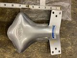 Ford Oval Script Emblem Custom Exhaust Tail Pipe Deflector Shield - Stainless