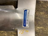 Ford Oval Script Emblem Custom Exhaust Tail Pipe Deflector Shield - Stainless