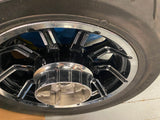 New T/o Chrome Black Mag Wheels Dunlop Tires 2009^ Touring Ultra Glide FLH King!