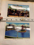 Vtg 1960's Kennywood Park Postcards Lot Amusement Park Pgh Pa Roller coasters