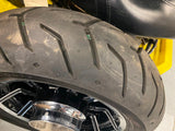 New T/o Chrome Black Mag Wheels Dunlop Tires 2009^ Touring Ultra Glide FLH King!