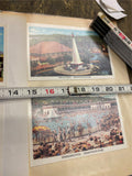 Vtg 1960's Kennywood Park Postcards Lot Amusement Park Pgh Pa Roller coasters