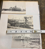 Vtg 1960's Railroad Train Postcards Lot Stations pictures Memorabilia Collectibl