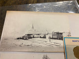 Vtg 1960's Railroad Train Postcards Lot Stations pictures Memorabilia Collectibl