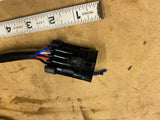 4-Pin LED Headlight Conversion Adapter Wiring Plug 14+ Harley Touring Glide FLH