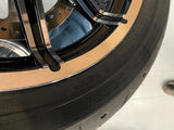 New T/o Chrome Black Mag Wheels Dunlop Tires 2009^ Touring Ultra Glide FLH King!