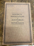 Vtg 1913 Book Packard cars Motor boats Electric Co Antique Auto Marine Ignition!
