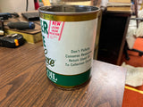 Vintage 1981 QUAKER STATE Deluxe Motor Oil Can 1 QT Metal Gas Auto