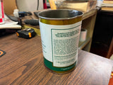 Vintage 1981 QUAKER STATE Deluxe Motor Oil Can 1 QT Metal Gas Auto