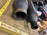 Cobra Slip On Mufflers Neighbor Haters black Harley Touring FLH Glide M8 2017^