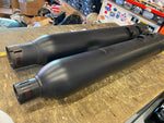 Cobra Slip On Mufflers Neighbor Haters black Harley Touring FLH Glide M8 2017^