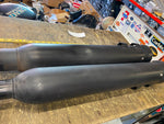 Cobra Slip On Mufflers Neighbor Haters black Harley Touring FLH Glide M8 2017^